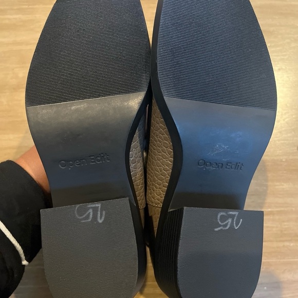 NWOT Open Edit Ayla Chelsea Boot (Women) Moss Green Croco Ankle Booties Sz 8 1/2 - Picture 5 of 6